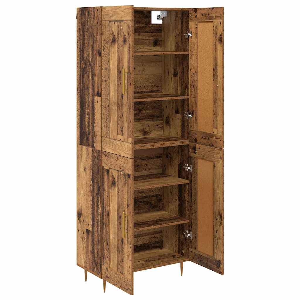 Highboard Old Wood 69.5 x 34 x 180 cm Engineered Wood