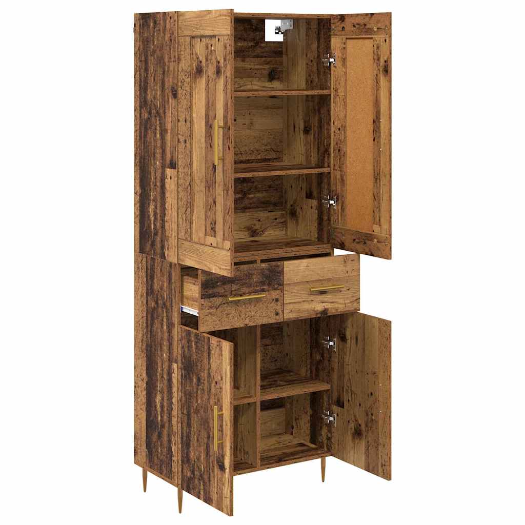 Highboard Old Wood 69.5 x 34 x 180 cm Engineered Wood