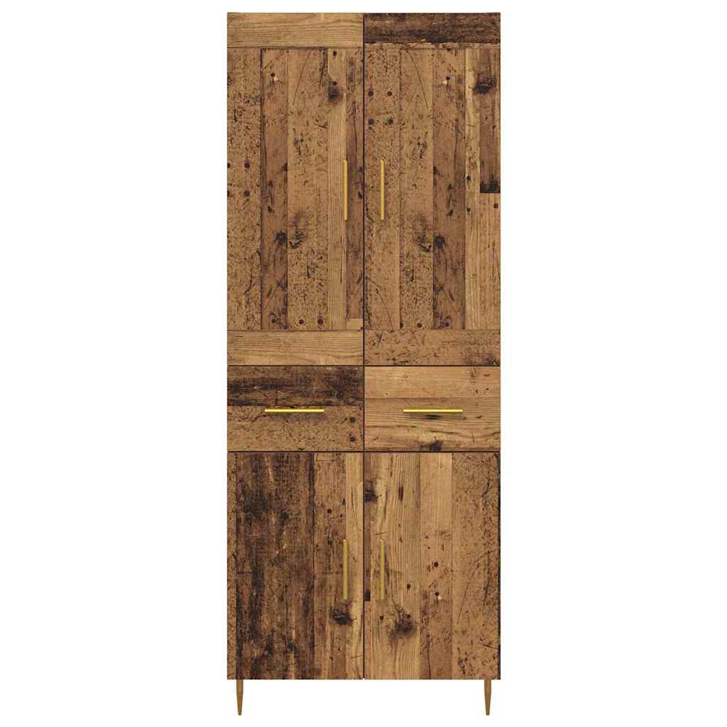 Highboard Old Wood 69.5 x 34 x 180 cm Engineered Wood