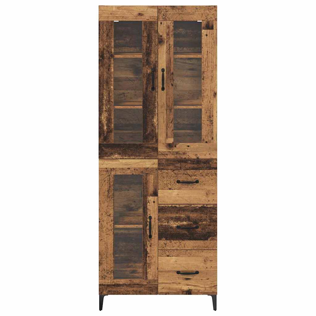 Highboard Old Wood 69.5 x 34 x 180 cm Engineered Wood
