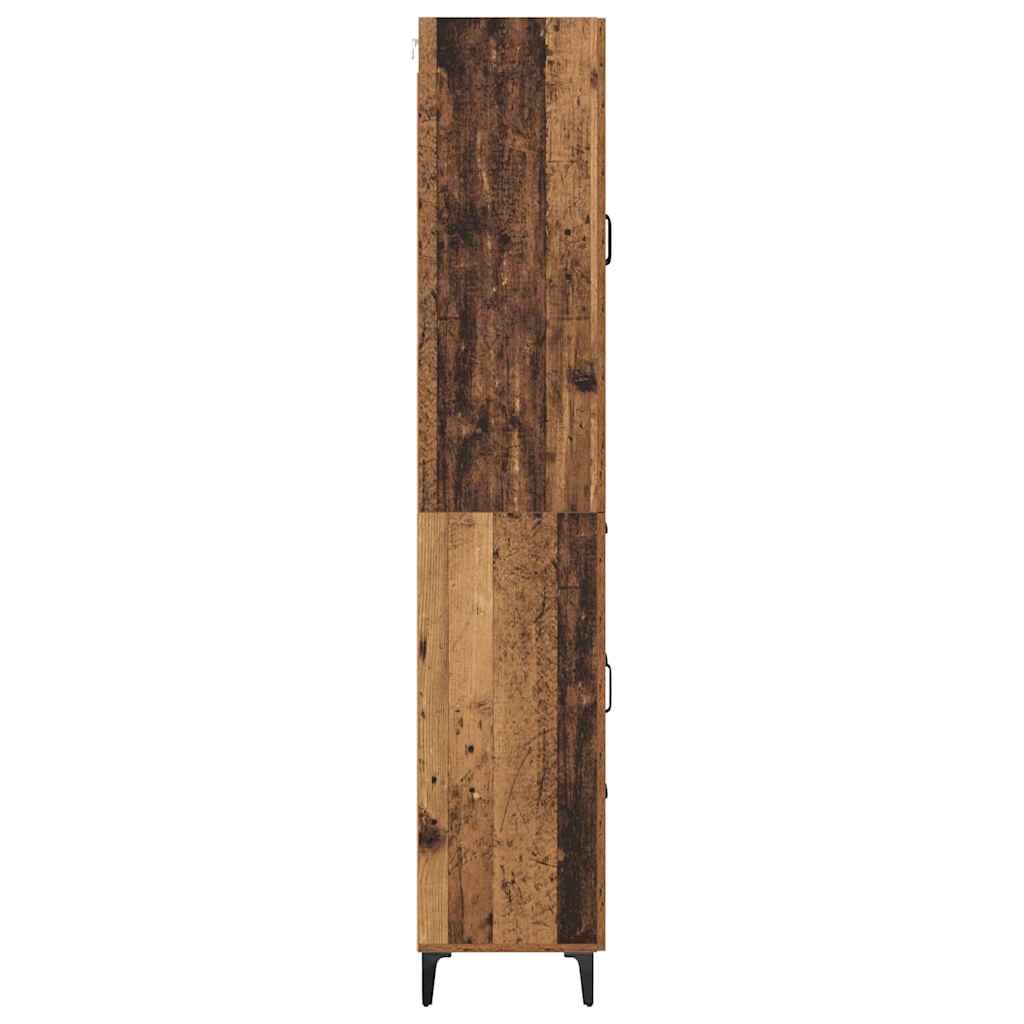 Highboard Old Wood 69.5 x 34 x 180 cm Engineered Wood