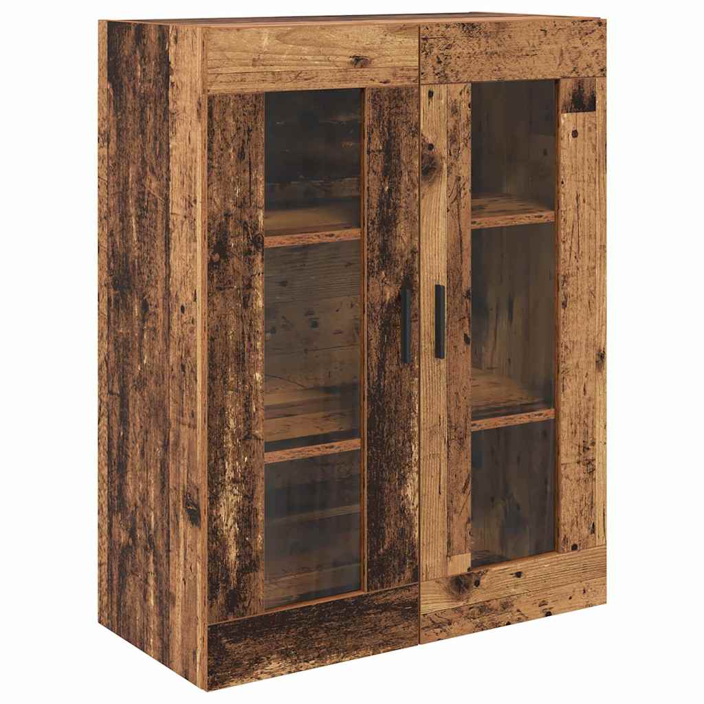 Highboard 2 pcs Old Wood Engineered Wood