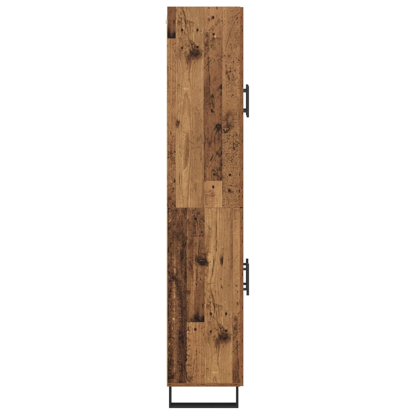 Highboard 2 pcs Old Wood Engineered Wood