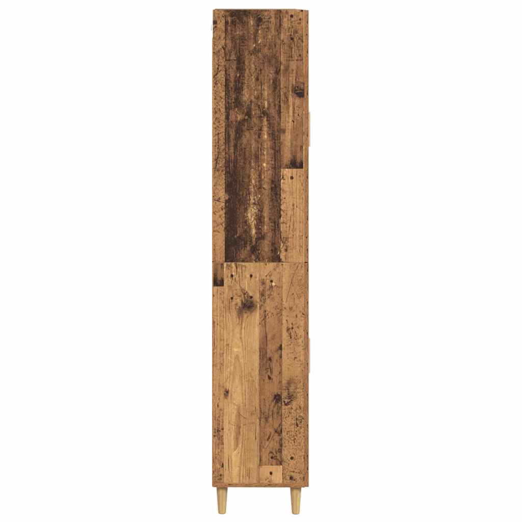 Highboard Old Wood 69.5 x 34 x 180 cm Engineered Wood