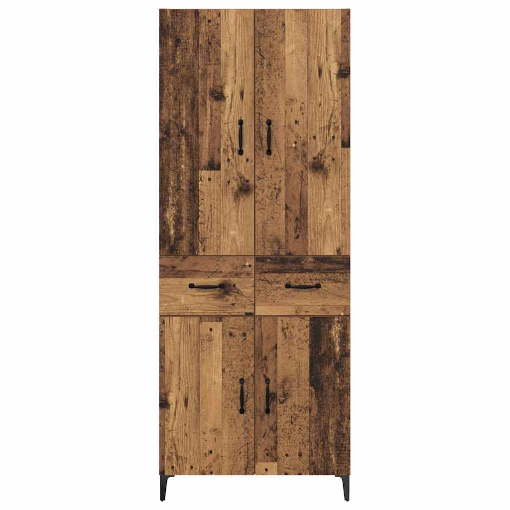 Highboard Old Wood 69.5 x 34 x 180 cm Engineered Wood