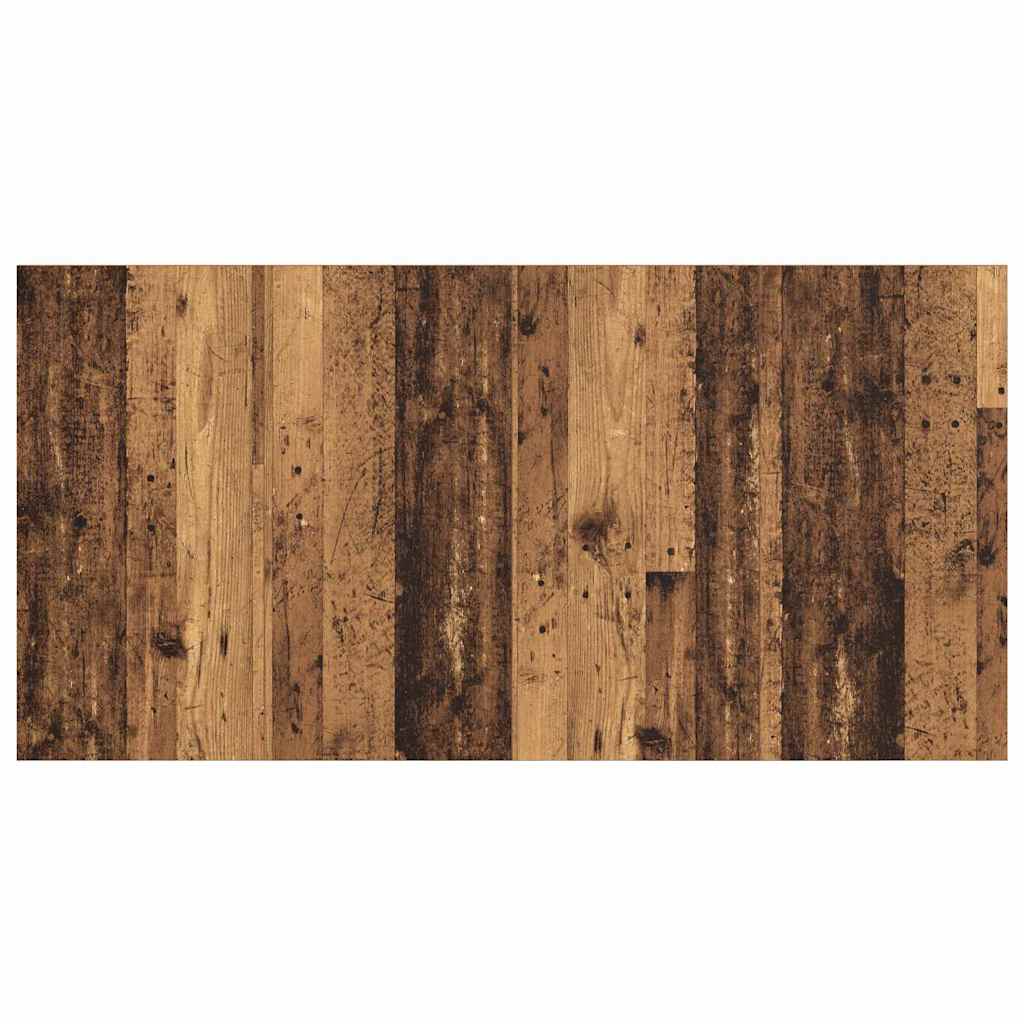 Headboard with Cabinet 3 pcs Old Wood Engineered Wood
