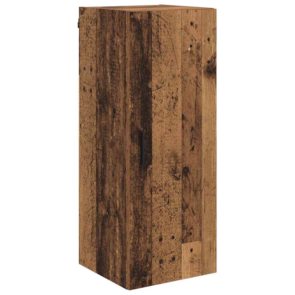 Highboard Old Wood 34.5 x 34 x 180 cm Engineered Wood