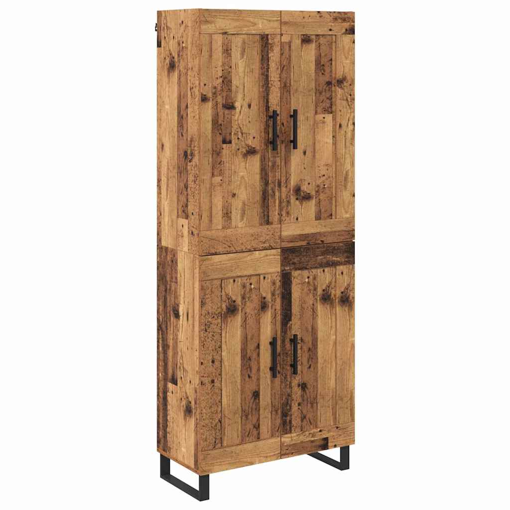 Highboard Old Wood 69.5 x 34 x 180 cm Engineered Wood