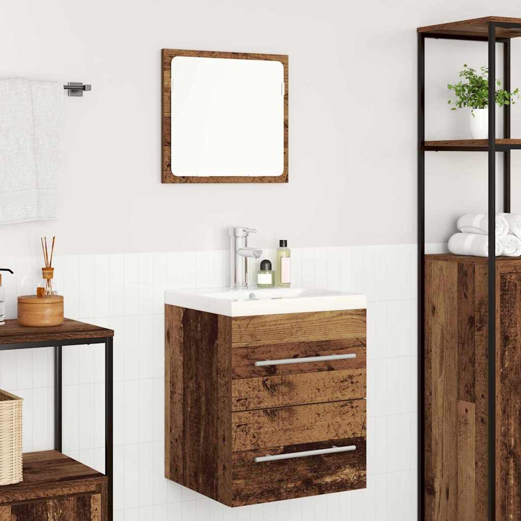 Bathroom Sink Cabinet with Drawer Brown 42 x 39 x 52 cm