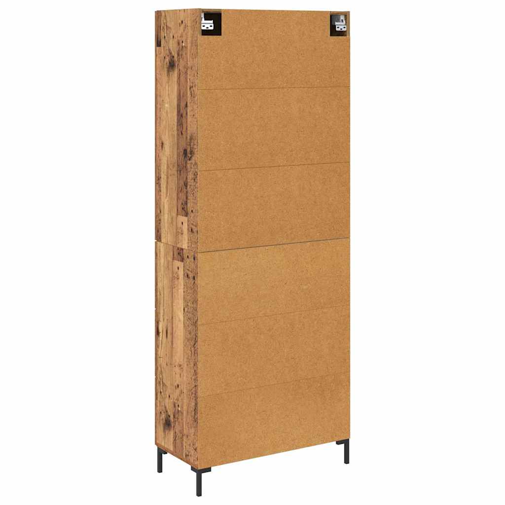 Highboard Old Wood 69.5 x 34 x 180 cm Engineered Wood