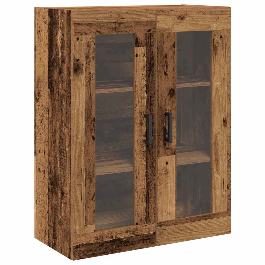 Highboard with Drawer 2 pcs Old Wood Engineered Wood