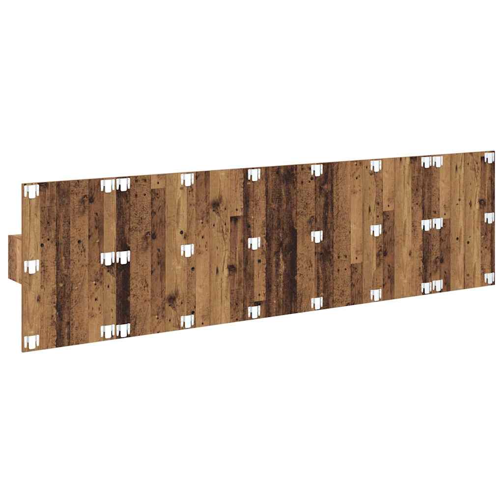 Headboard with Cabinet 3 pcs Old Wood Engineered Wood