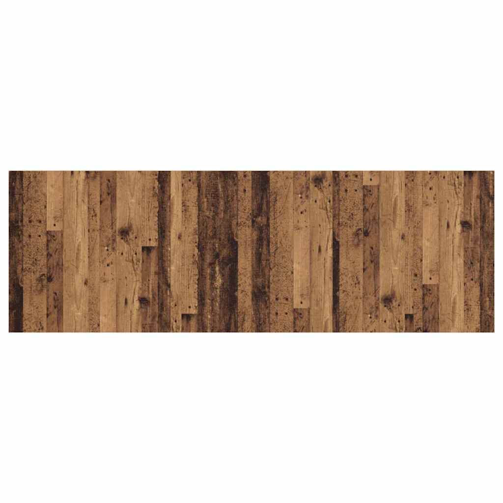 Headboard with Cabinet 3 pcs Old Wood Engineered Wood