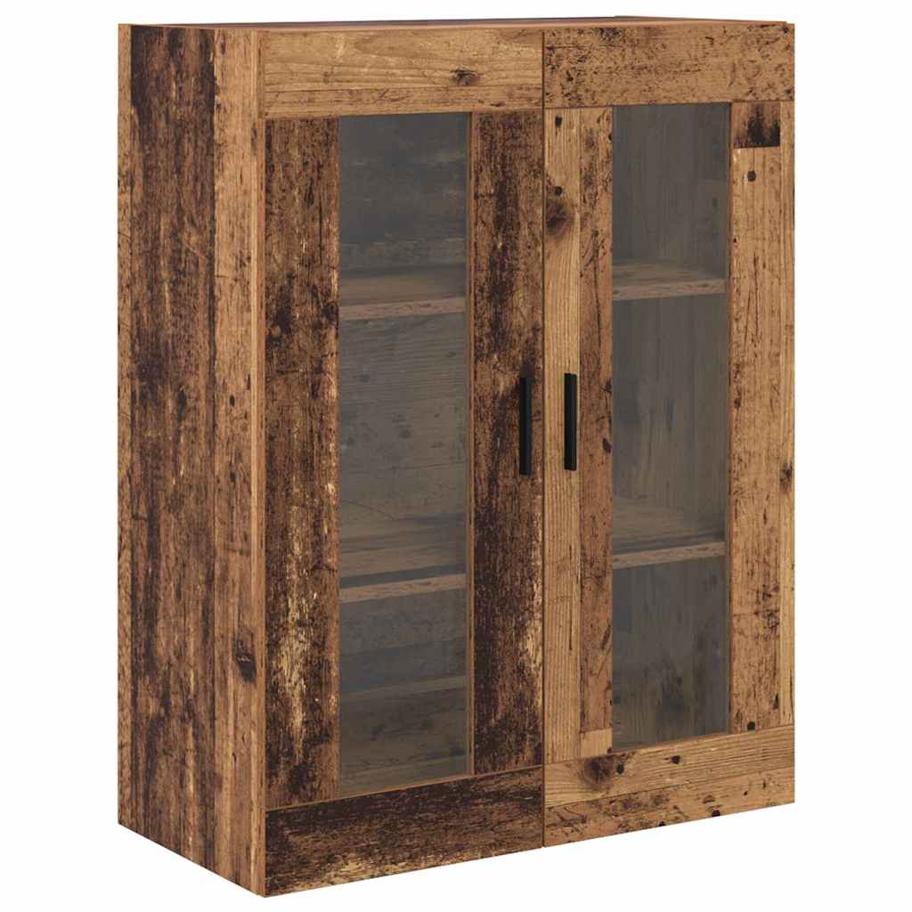 Highboard with Drawer 2 pcs Old Wood Engineered Wood