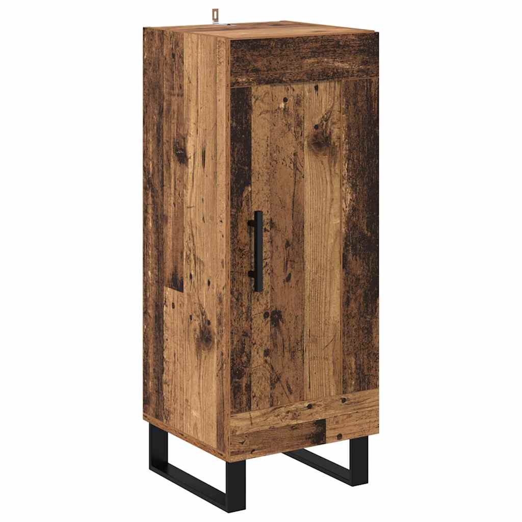 Highboard Old Wood 34.5 x 34 x 180 cm Engineered Wood