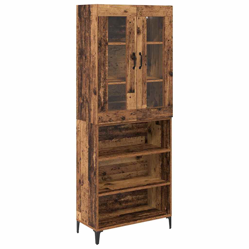 Highboard Old Wood 69.5 x 34 x 180 cm Engineered Wood