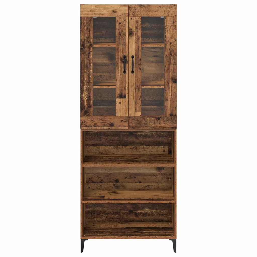 Highboard Old Wood 69.5 x 34 x 180 cm Engineered Wood