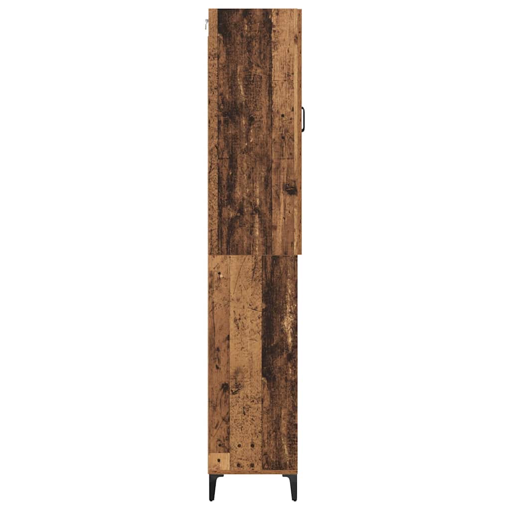 Highboard Old Wood 69.5 x 34 x 180 cm Engineered Wood