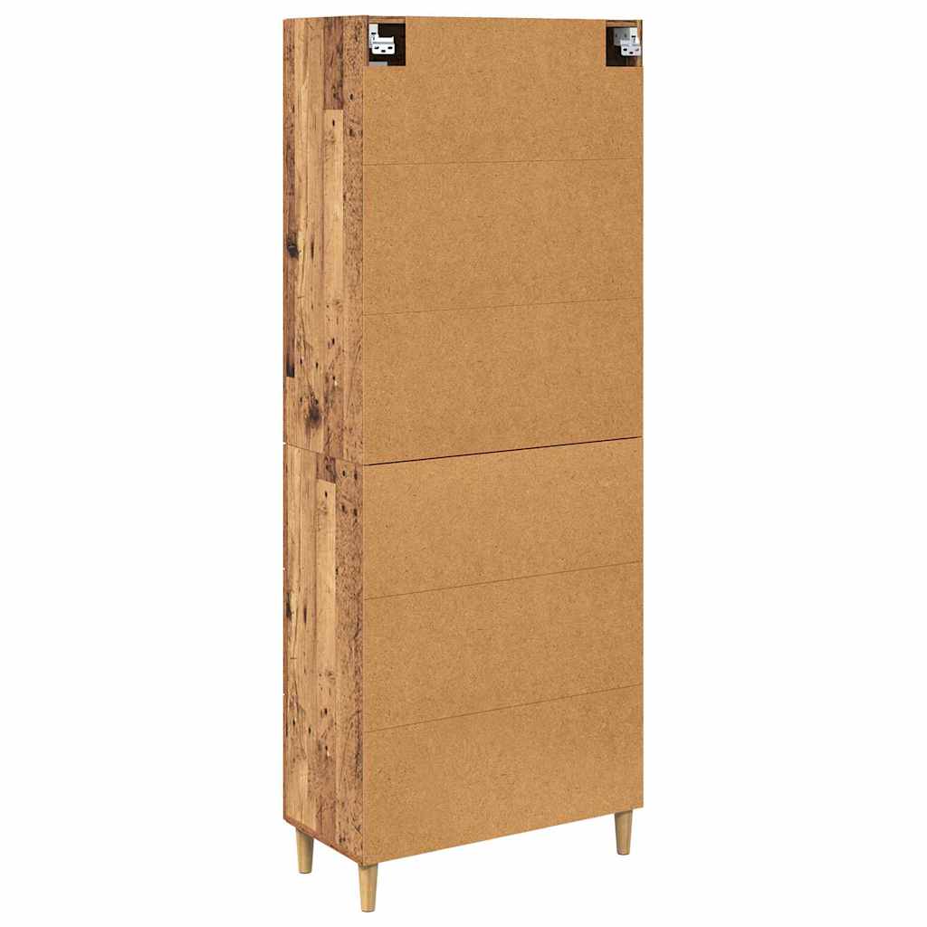 Highboard Old Wood 69.5 x 34 x 180 cm Engineered Wood
