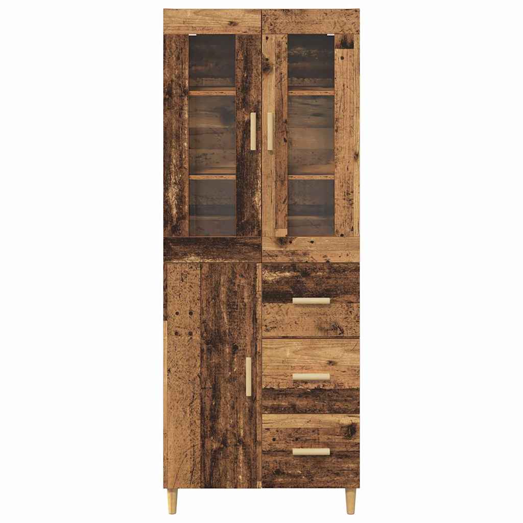 Highboard Old Wood 69.5 x 34 x 180 cm Engineered Wood