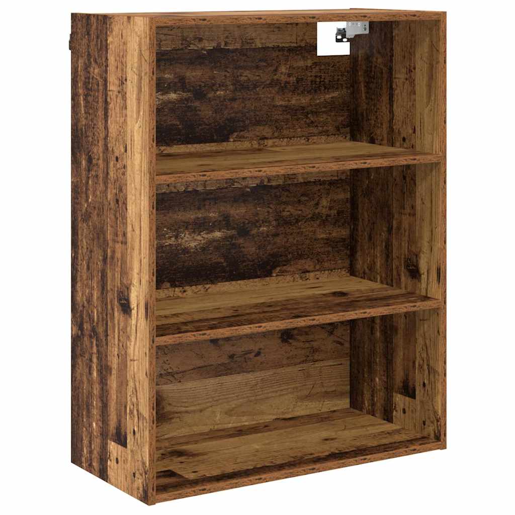 Highboard Old Wood 69.5 x 34 x 180 cm Engineered Wood and Glass