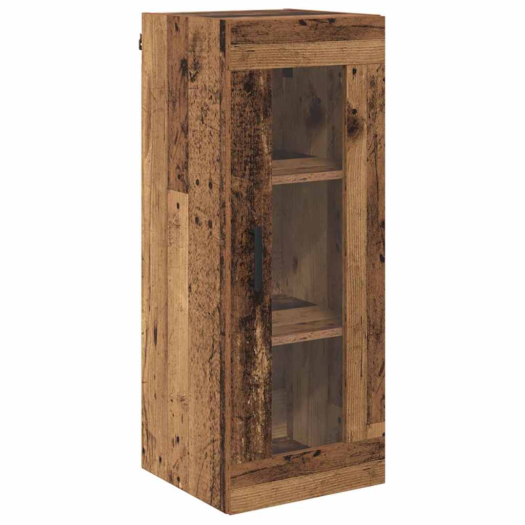 Highboard Old Wood 34.5 x 34 x 180 cm Engineered Wood