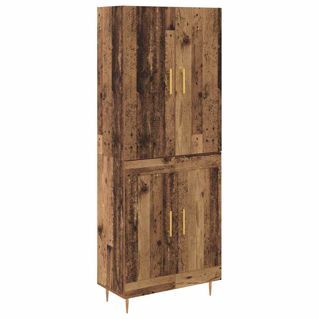 Highboard Old Wood 69.5 x 34 x 180 cm Engineered Wood