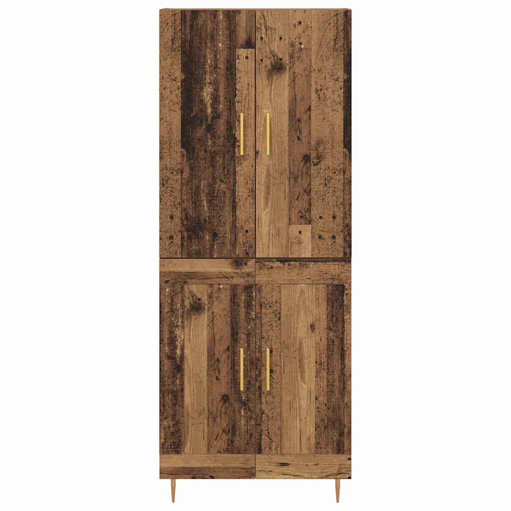 Highboard Old Wood 69.5 x 34 x 180 cm Engineered Wood