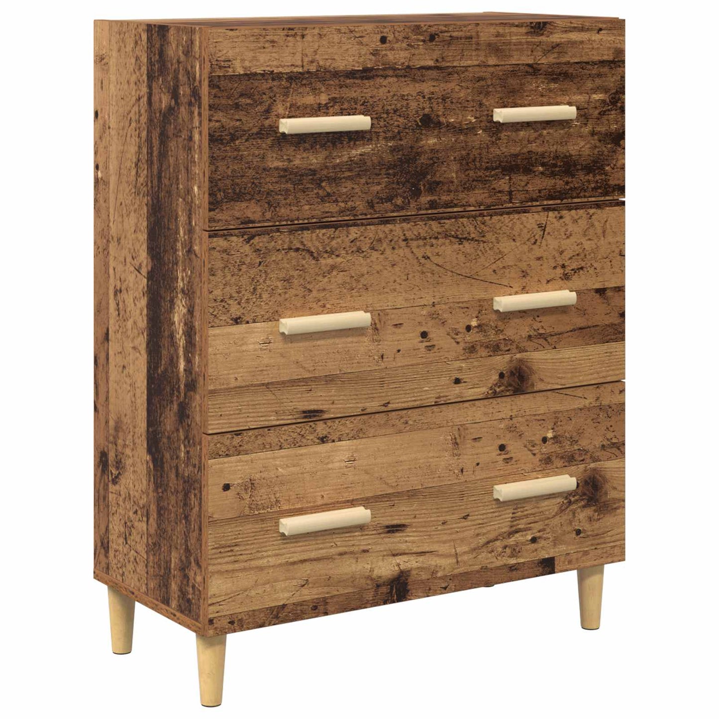 Highboard Old Wood 69.5 x 32.5 x 180 cm Engineered Wood