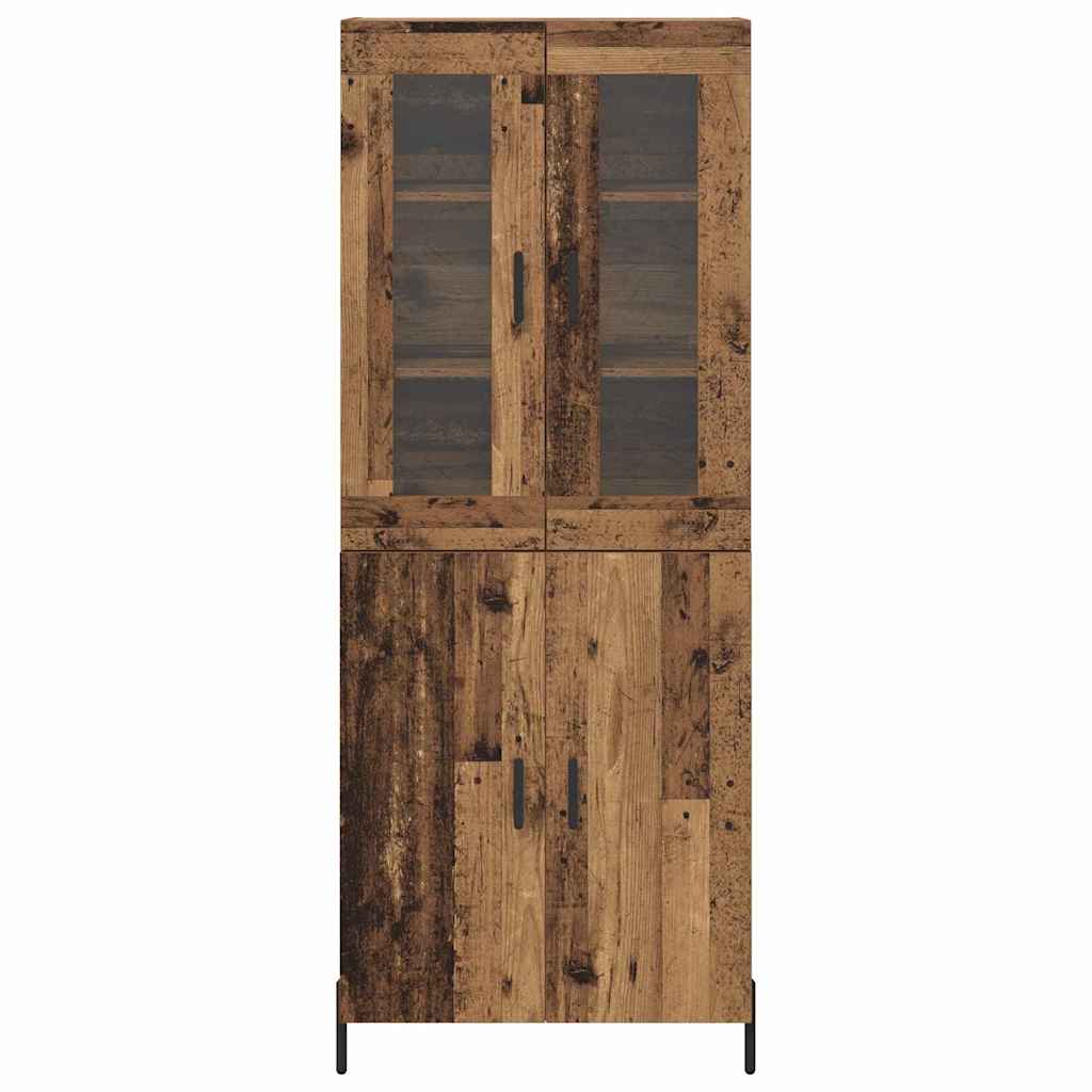 Highboard Old Wood 69.5 x 34 x 180 cm Engineered Wood
