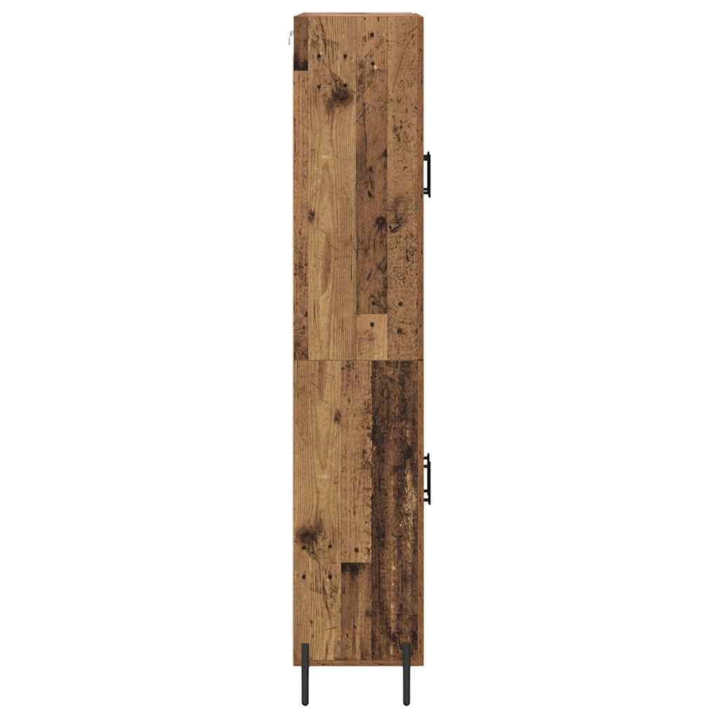 Highboard Old Wood 69.5 x 34 x 180 cm Engineered Wood