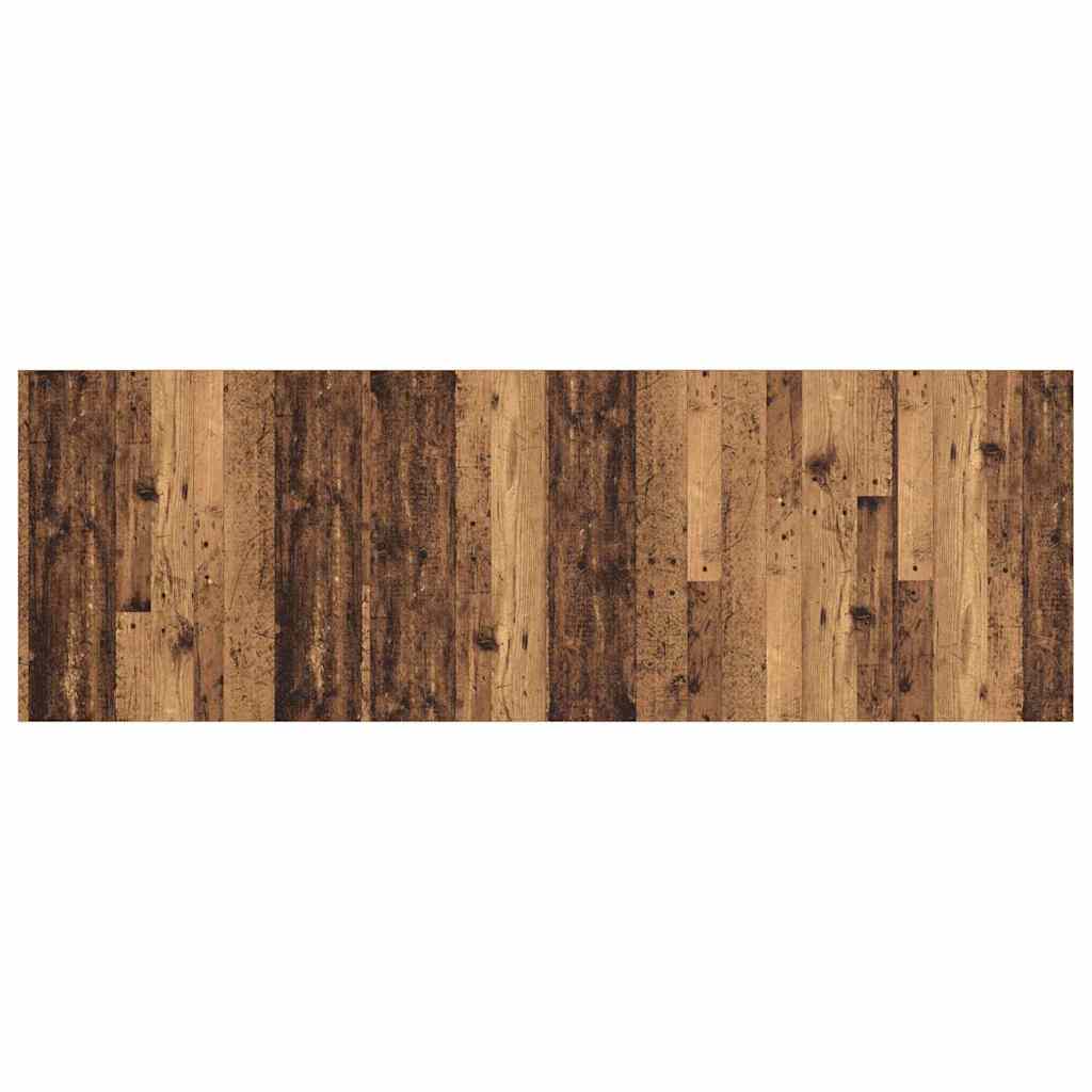Headboard with Cabinet 3 pcs Old Wood Engineered Wood