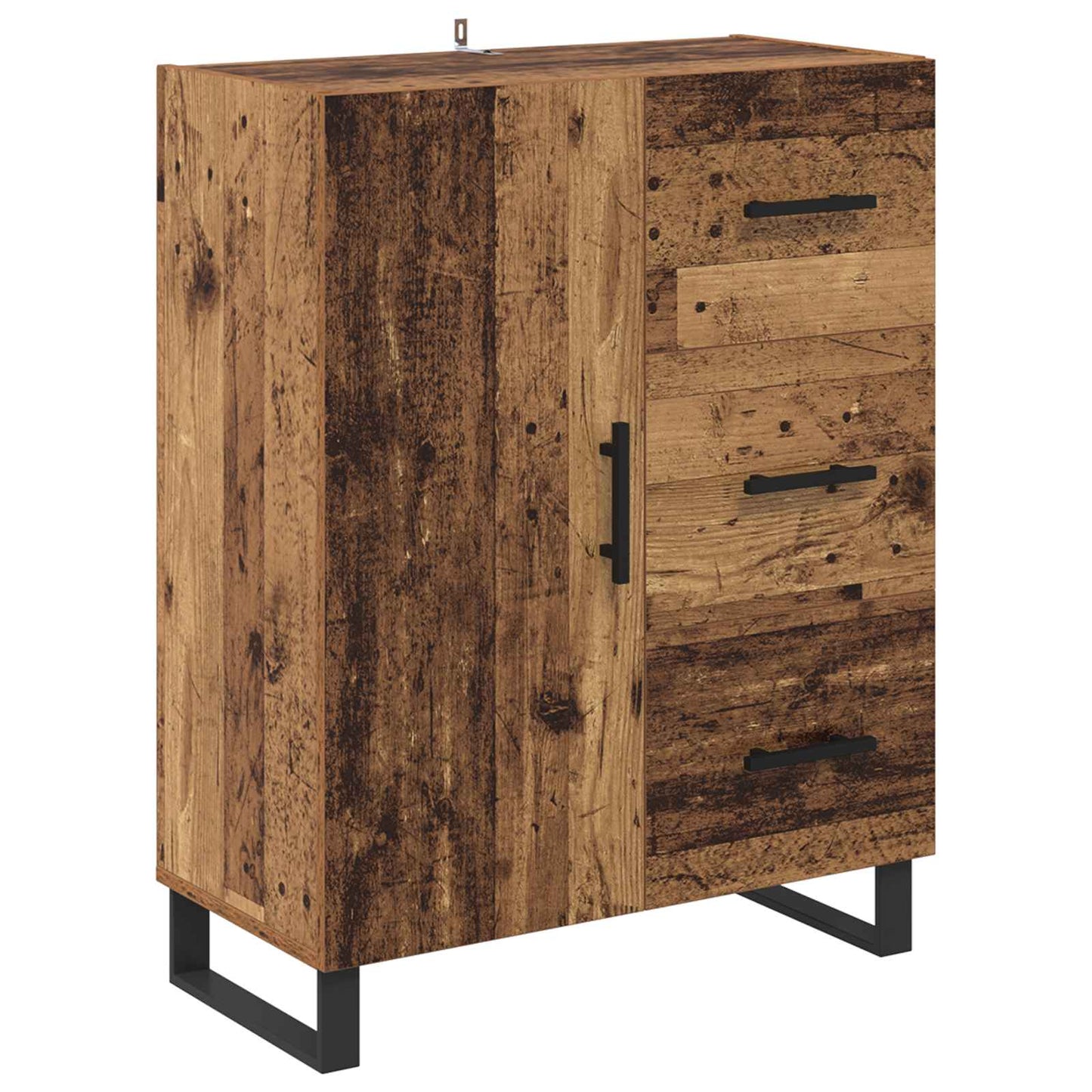 Highboard Old Wood 69.5 x 34 x 180 cm Engineered Wood