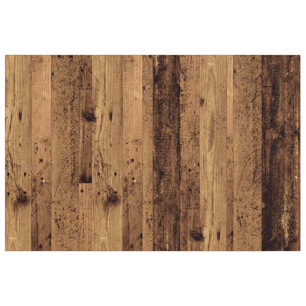 Headboard with Cabinet 3 pcs Old Wood Engineered Wood