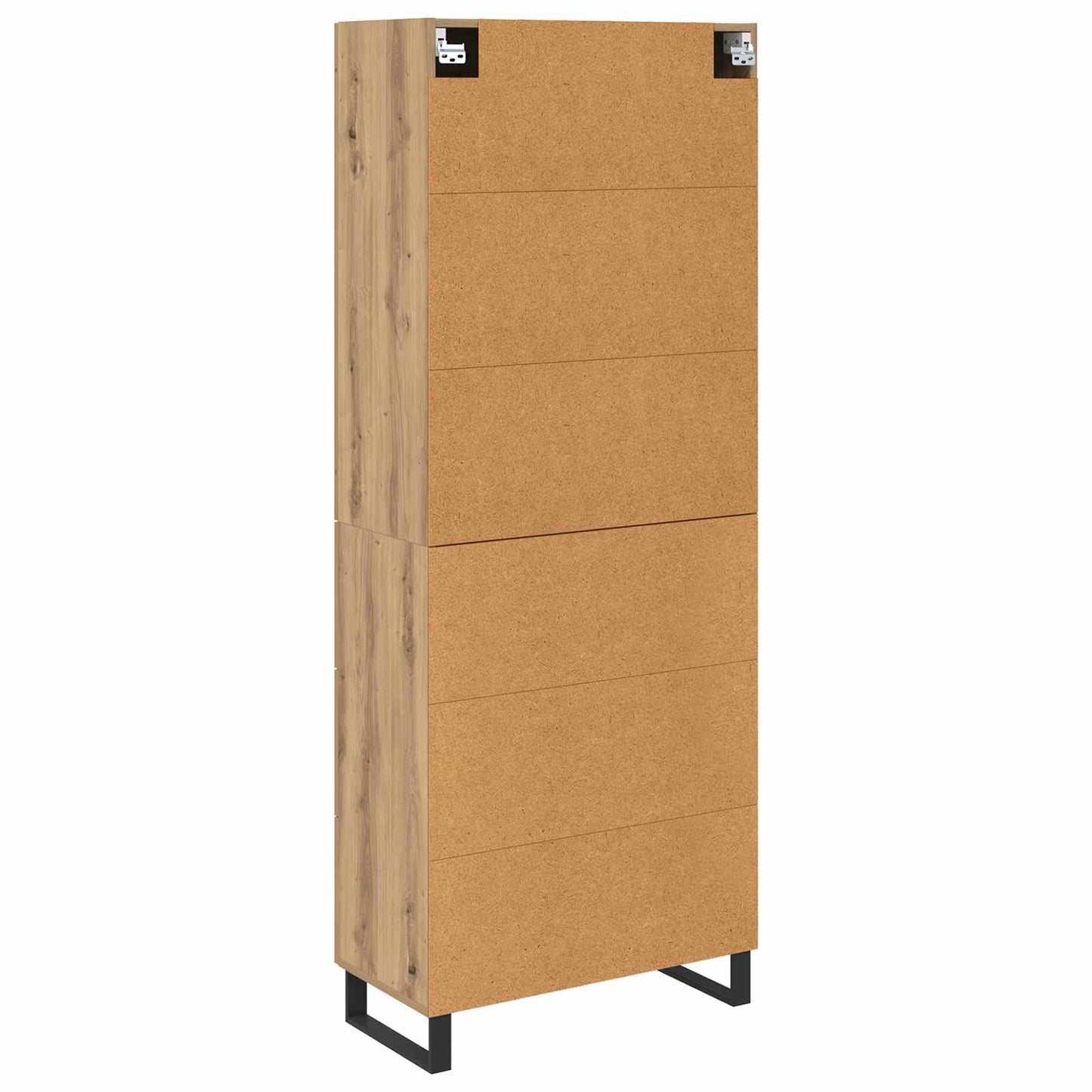 Highboard 2 pcs Artisan Oak 69.5 x 34 x 180 cm Engineered Wood