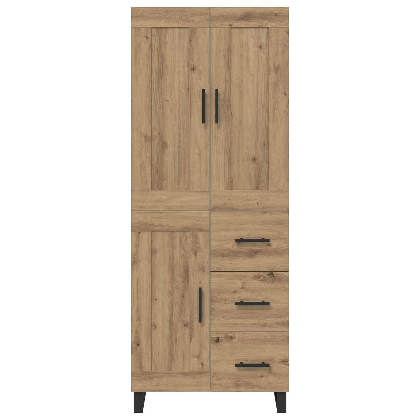 Highboard 2 pcs Artisan Oak 69.5 x 34 x 180 cm Engineered Wood