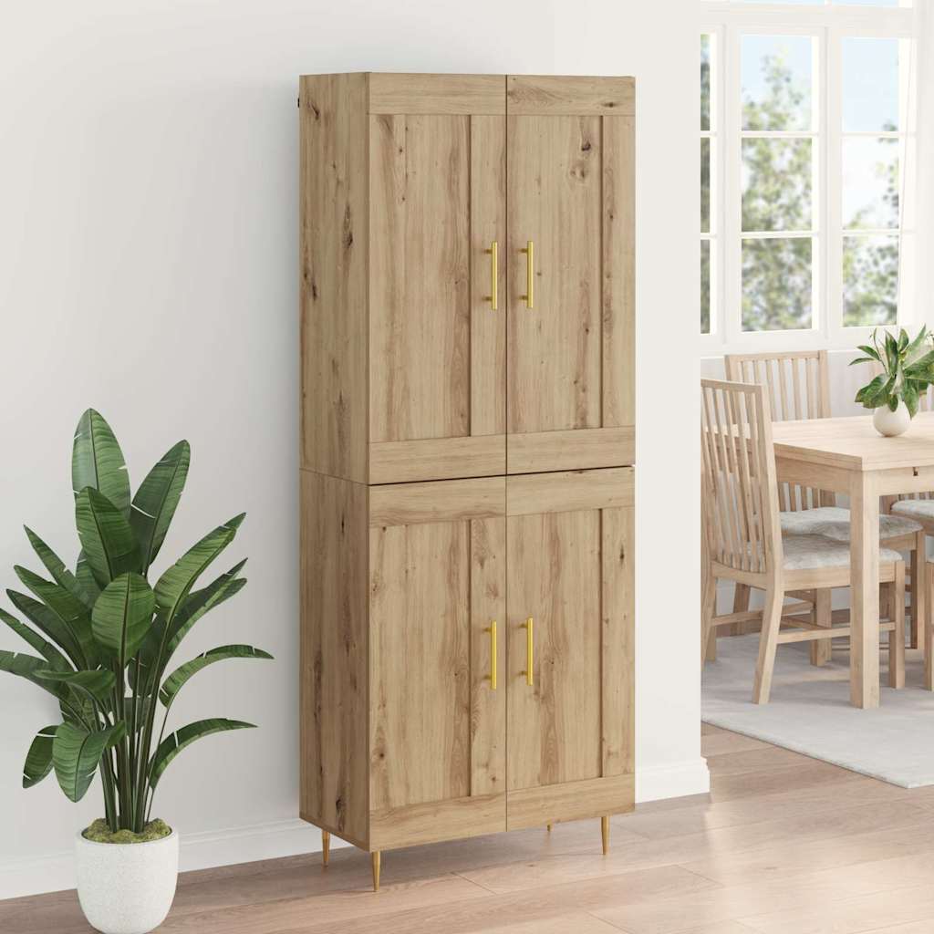 Highboard Artisan Oak 69.5 x 34 x 180 cm Engineered Wood