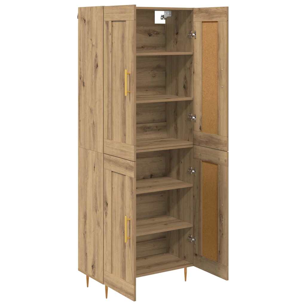 Highboard Artisan Oak 69.5 x 34 x 180 cm Engineered Wood