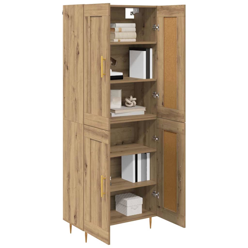 Highboard Artisan Oak 69.5 x 34 x 180 cm Engineered Wood
