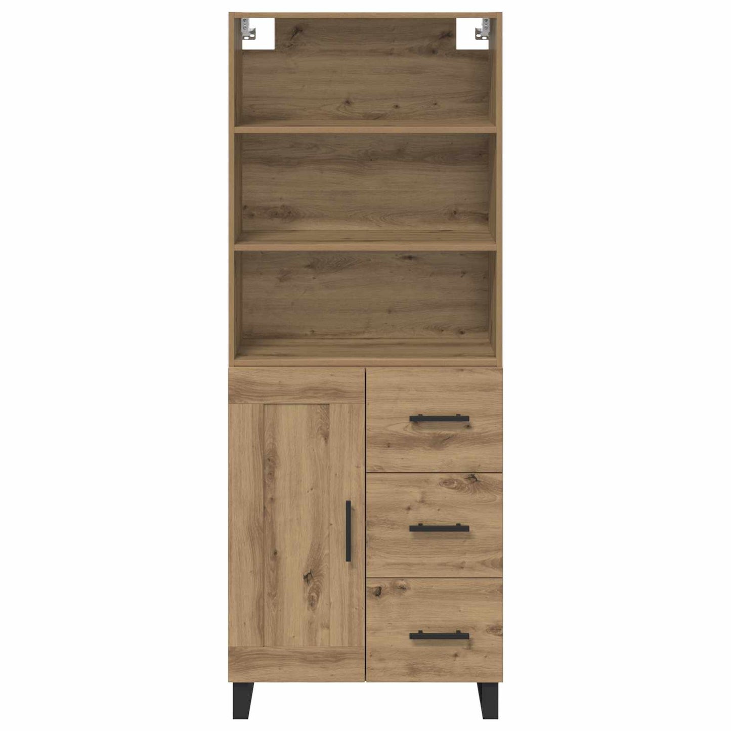 Highboard 2 pcs Artisan Oak 69.5 x 34 x 180 cm Engineered Wood