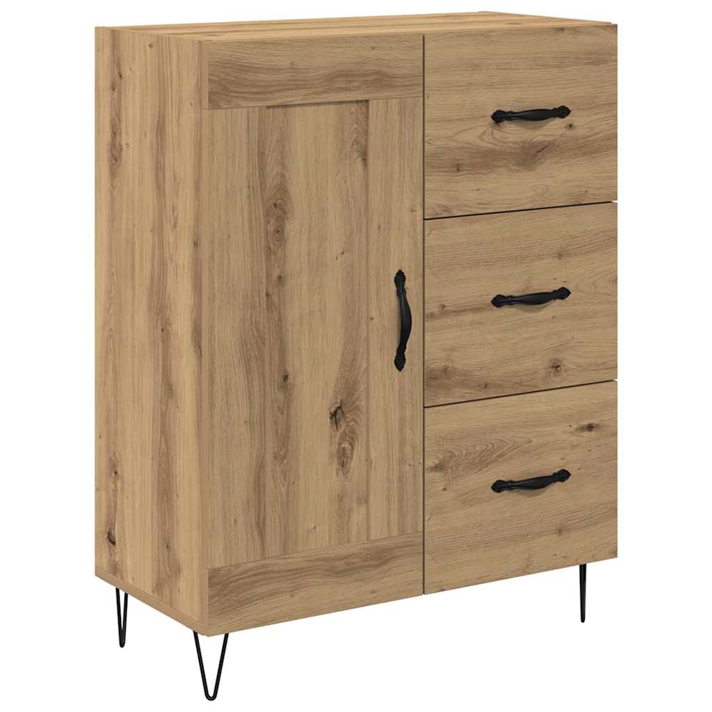 Highboard 2 pcs Artisan Oak 69.5 x 34 x 180 cm Engineered Wood