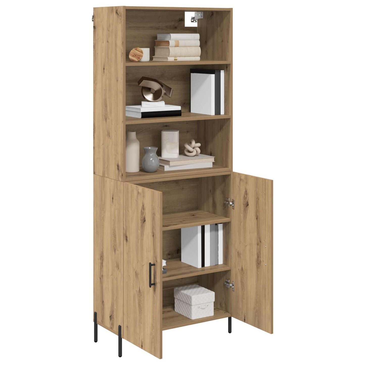 Highboard Artisan Oak 69.5 x 32.5 x 180 cm Engineered Wood