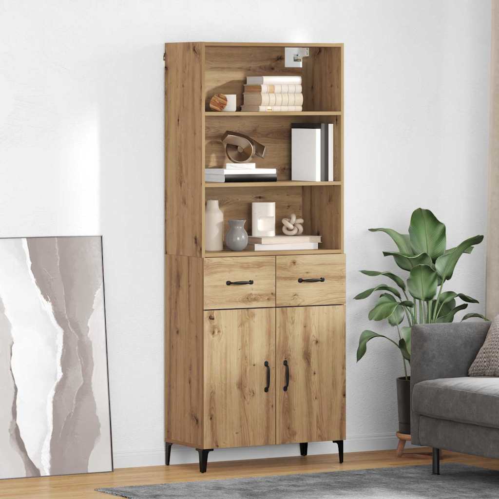Highboard Artisan Oak 69.5 x 34 x 180 cm Engineered Wood