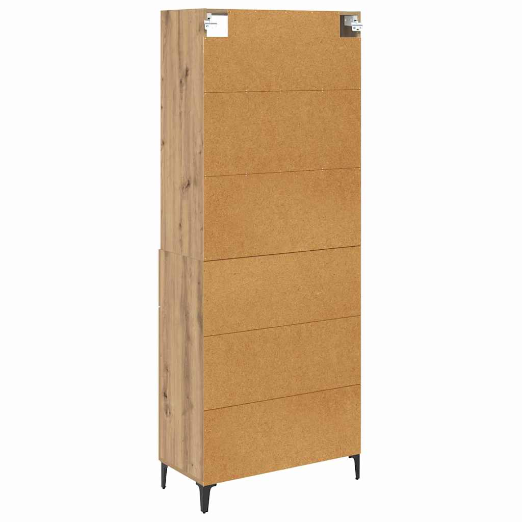 Highboard Artisan Oak 69.5 x 34 x 180 cm Engineered Wood