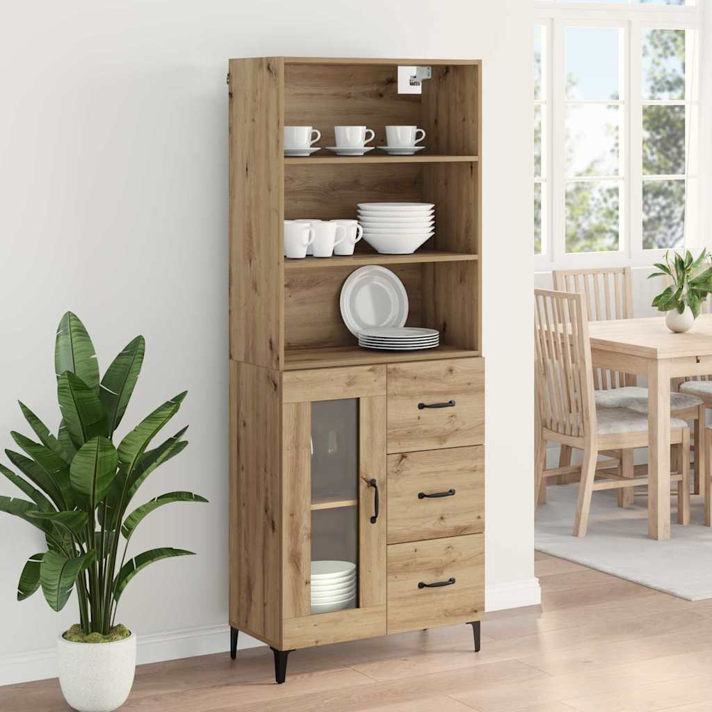 Highboard Artisan Oak 69.5 x 34 x 180 cm Engineered Wood