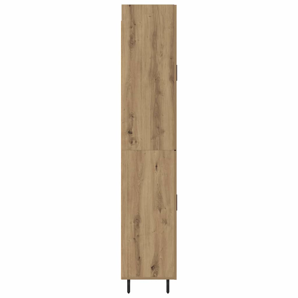 Highboard 2 pcs Artisan Oak 69.5 x 34 x 180 cm Engineered Wood