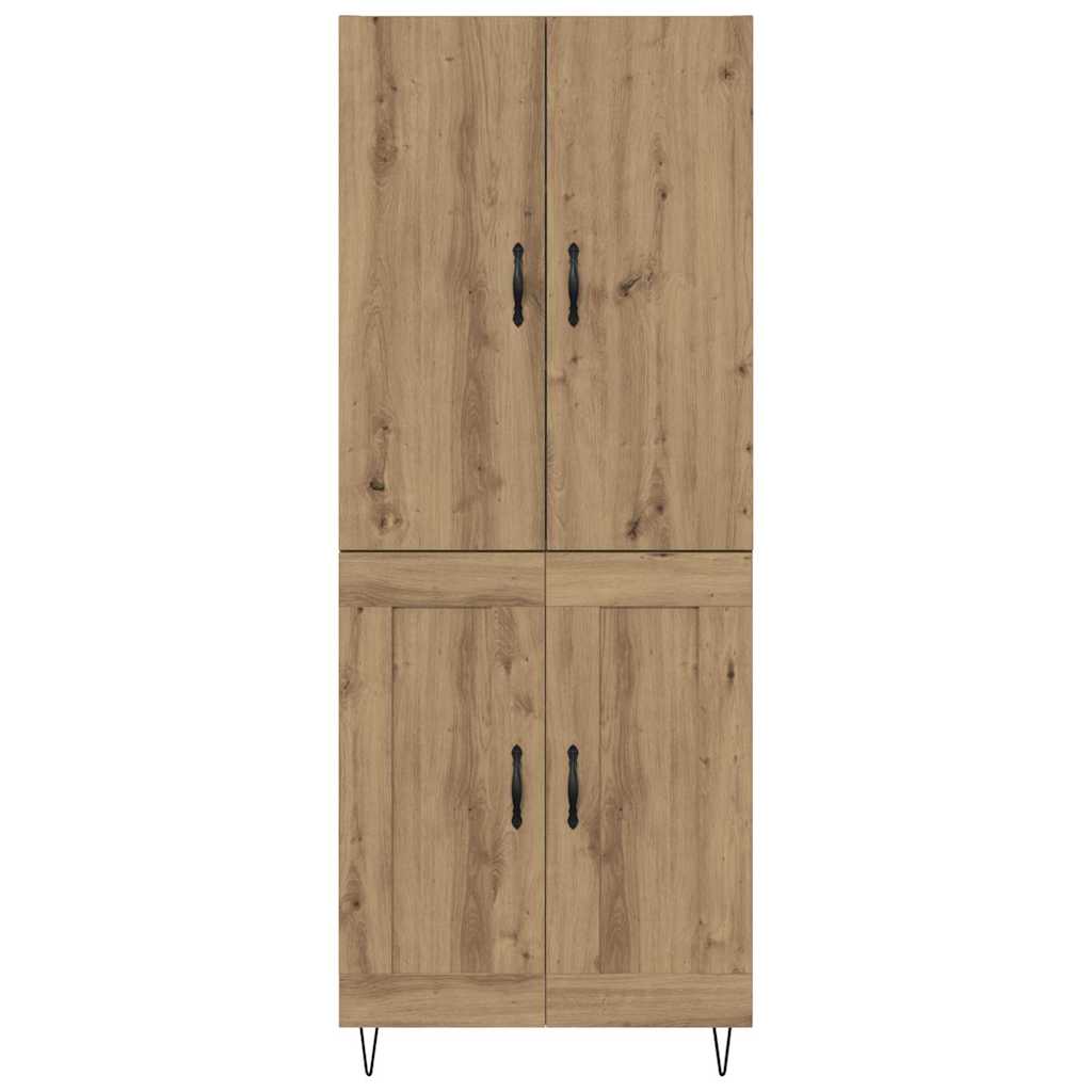 Highboard 2 pcs Artisan Oak 69.5 x 34 x 180 cm Engineered Wood