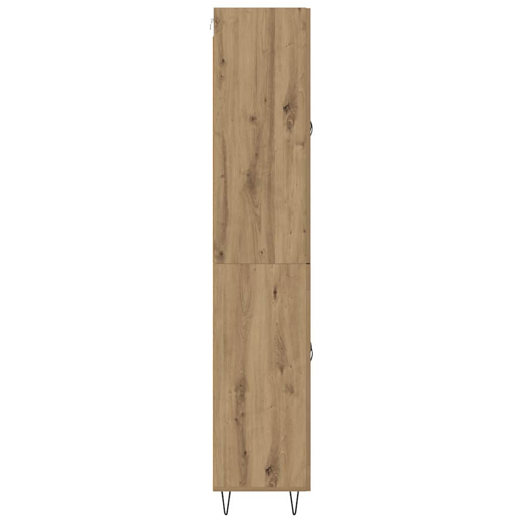 Highboard 2 pcs Artisan Oak 69.5 x 34 x 180 cm Engineered Wood