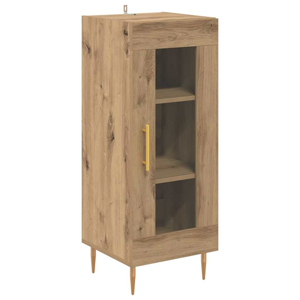 Highboard 2 pcs Artisan Oak 34.5 x 34 x 180 cm Engineered Wood