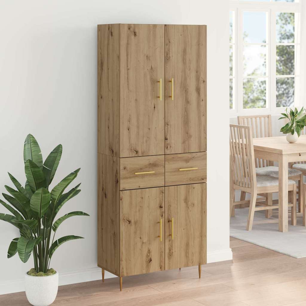 Highboard Artisan Oak 69.5 x 34 x 180 cm Engineered Wood